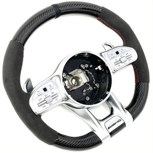 พวงมาลัย AMG คาร์บอนไฟเบอร์ดัดแปลงสำหรับ Mercedes-Benz รุ่นเก่าเหมาะสำหรับ Mercedes Benz C Class W205 AMG - Product Image 2