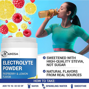 ผงอิเล็กโทรไลต์ OEM/ODM ช่วยให้ความชุ่มชื้นและสดชื่น  บูสต์พลังงานจากธรรมชาติ วิตามินซี โพแทสเซียม - Product Image 6