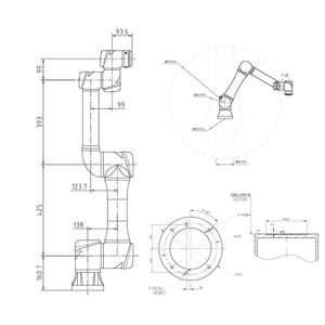 ผู้ผลิตแขนหุ่นยนต์อุตสาหกรรม หุ่นยนต์เชื่อมอัตโนมัติ 6 แกน หุ่นยนต์หยิบและวาง บรรจุภัณฑ์ ประกอบ แพ็คเกจจิ้ง ราคาขายส่ง - Product Image 3