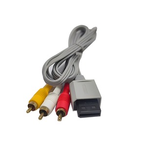 Câble audio-vidéo Tideseer 1,8 m pour <span class=keywords><strong>Wii</strong></span>/WiiU vers TV (RCA) gris PVC - Product Image 5