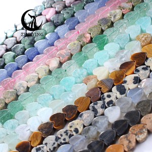 Zhe Ying 6m perles de <span class=keywords><strong>pierre</strong></span> en forme de coeur en gros <span class=keywords><strong>pierre</strong></span> gemme naturelle coeur plat perle <span class=keywords><strong>pierre</strong></span> pour la fabrication de bijoux à bricoler soi-même - Product Image 1