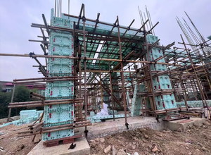 Songmao chi phí thấp 60-80 tái sử dụng nhựa ván khuôn hệ thống phụ kiện xây dựng ván khuôn cho bê tông - Product Image 6