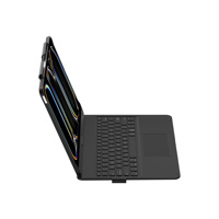 Étui Clavier Intelligent pour Tablette 100% Aluminium Magnétique Magic Keyboard pour iPad Pro 12.9 2022/2021/2020/2018
