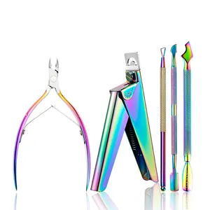 Professional customized top quality cuticle pusher pat nail cutter cuticle nipper