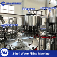 3-in-1 Monoblock Waterafvulmachine Automatische mineraalwaterafvulmachine