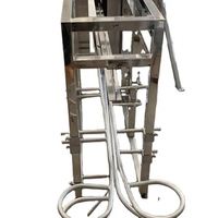 Échelle de grande capacité canard poulet volaille poulets de chair abattoir équipement d'abattoir pieds électriques déchargeur extracteur équipement