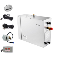 Générateur de vapeur vert et blanc série DO 6-9KW, générateur de vapeur pour sauna domestique et commercial avec contrôle 135M
