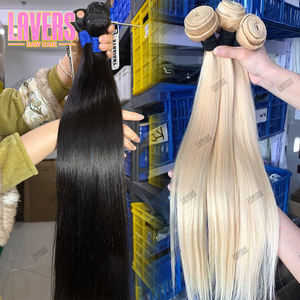 Paquets de cheveux humains grade 12A Double trame 100% cheveux vierges brésiliens non transformés vendeur en gros de cheveux vierges bruts alignés sur les cuticules - Product Image 4