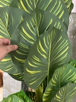 Pohon Buatan 170cm Tanaman Hijau Buatan dengan Pot Daun Plastik untuk Dekorasi Rumah Kantor Mal Super Dalam Ruangan
