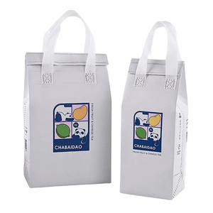 Bolsa Refrigerada Personalizada con Logotipo de Muestra Gratuita para Bebidas Frías y Calientes Pequeñas y Entrega de Alimentos, Bolsa Térmica para Llevar - Product Image 3