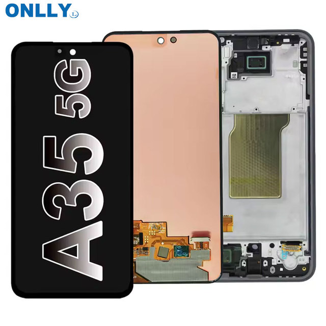 Mobile Phone LCDs for Samsung A35 5G Lcd Screen Replacement for Samsung A35 Display for Samsung Galaxy A35 A356 Lcd with Frame