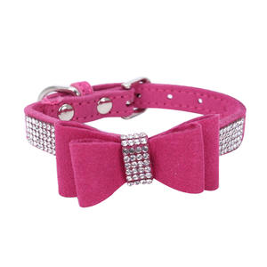Lujoso <span class=keywords><strong>Collar</strong></span> para mascotas estilo princesa para banquetes y reuniones <span class=keywords><strong>Collar</strong></span> ajustable para mascotas con diamantes <span class=keywords><strong>de</strong></span> imitación brillantes <span class=keywords><strong>de</strong></span> alta calidad - Product Image 4