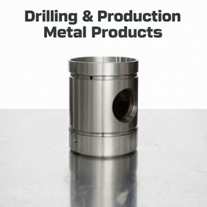 Cylindre métallique industriel pour équipement de forage et de production avec ouverture latérale - Product Image 1