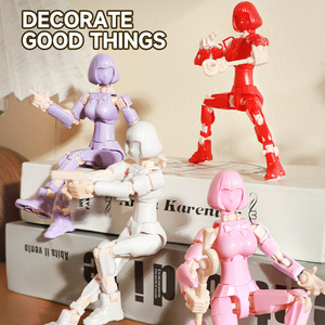 Venta al por mayor 3D Robot Magical Girl Warrior figura de acción articulada montaje juguete dibujos animados <span class=keywords><strong>Anime</strong></span> Girl modelo Decoración - Product Image 2