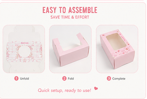 Custom Floral Foldable Window Gift <b>Box</b> Multi Style OEM Printed Birthday <b>Party</b> Wedding Holiday Packaging Wholesale Supplier - Product Image 6