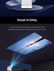 JAVODA H10 <b>3D</b> Android 12 Home <b>Projector</b> 4K 230 Ansi <b>With</b> Built-In Speakers Pocketable & Portable H10 Hy 300 <b>3d</b> Projecto - Product Image 6