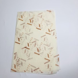Recyclable Custom Light <b>Orange</b> Wrapping Tissue <b>Paper</b> Bulk OEM Logo Printed 17gsm Packaging <b>Paper</b> for Clothing and Gift Wrapping - Product Image 1