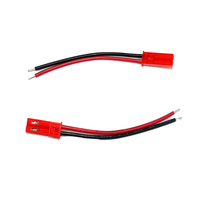 JST SYP 22AWG 50cm laki-laki panjang 2 Pin kabel silikon untuk RC dengung FPV Drone Lipo baterai Printer 3D tahan air