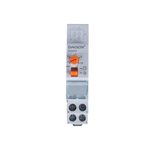 DAQCN Interruptor de luz para escaleras de China 220V-240V 16A a batería, montaje en carril DIN, protección IP20, modelo DQ001 con un módulo - Product Image 2