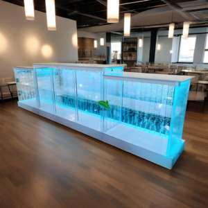 Meubles <span class=keywords><strong>de</strong></span> <span class=keywords><strong>bar</strong></span> à LED commerciaux d'<span class=keywords><strong>occasion</strong></span>, table en acrylique, mur à bulles d'eau, comptoirs <span class=keywords><strong>de</strong></span> <span class=keywords><strong>bar</strong></span> <span class=keywords><strong>de</strong></span> restaurant à <span class=keywords><strong>vendre</strong></span> - Product Image 6