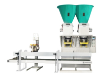 Máquina de Envasado de Banda de Doble Estación 5-50kg para Fertilizante Microbiano, Tierras Raras y Compost Industrial