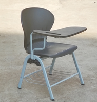 Chaise en plastique pour mobilier scolaire, salle de conférence, centre de formation, chaise de formation scolaire avec tablette