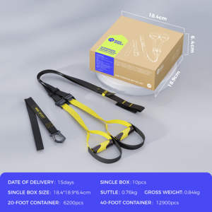 Hot Sell <strong>Training</strong> Belt Home Gym <strong>Training</strong> Workout Resistance Bands Suspension Belt Stretching Elastic <strong>Straps</strong> - Product Image 5