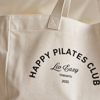 Sacs fourre-tout en toile de grande capacité à la mode pour femmes, logo personnalisé, sac fourre-tout réutilisable en tissu de coton épais