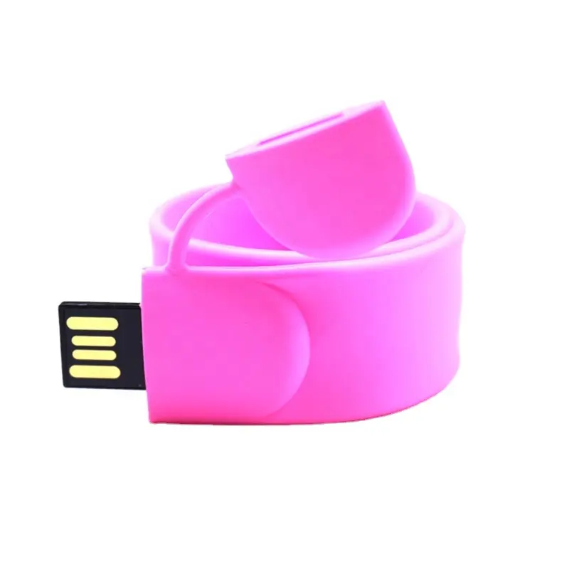 Vòng Đeo Tay Bán Chạy Ổ USB Flash Bán Buôn Vòng Đeo Tay Silicon Usb 2.0 Thẻ Nhớ Flash Ổ Bút 64Gb 8Gb 16Gb 32G