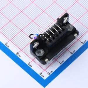 5745781-4 D-Sub/VGA Connector Bent Lead Through Hole Connector Female 9P Right Angle Insert 2 - Product Image 2