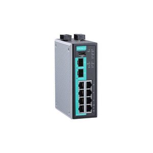 Router Industrial Seguro de 10 Puertos EDR-G9010-VPN-2MGSFP con Ranura SFP Gigabit, Riel DIN, VPN, Firewall y Gateway de Red - Product Image 1