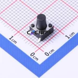 TSD003B08035A03 Tactile Switch SMD-4P,6x6mm Switch Round Button 3.5N Vertical Mount 6mm - Product Image 1