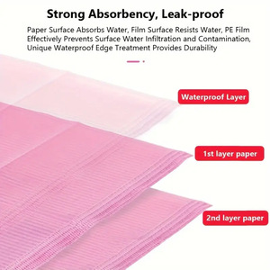 125 pièces de tapis de table jetables imperméables pour nail art, 33x45cm, colorés, grande taille, pour la pratique de la manucure en salon - Product Image 4