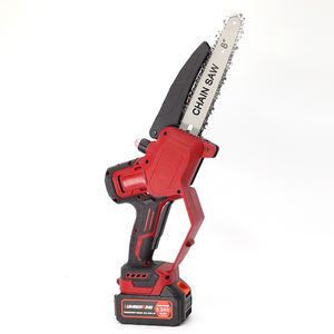 Tronçonneuse électrique sans fil à batterie au lithium sans balais 21V Scie à chaîne portative en acier de 8 pouces pour l'exploitation forestière extérieure de la maison - Product Image 5