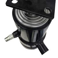 Camion benne semi-remorque à basculement latéral automatique à 5 étages avec double piston CCYY, vérins de levage hydrauliques, certifié ISO9001