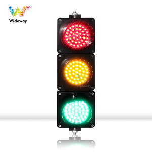 Nouveau produit <span class=keywords><strong>4</strong></span> pouces aire de jeux parc d'attractions école de conduite enfants jouet intelligent Mini 100mm LED feux de circulation à vendre - Product Image 1