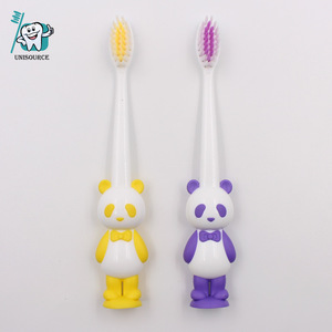 Cepillo de dientes infantil con temática de panda, cerdas suaves, manual, para niños, grupo de edad MC-L239 - Product Image 1