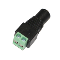 Connecteur d'alimentation femelle DC 5,5*2,1 mm, adaptateur de borne à vis 12V DC, prise jack pour CCTV, sécurité, bande LED, moniteur