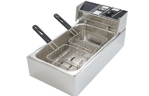 Friteuse électrique professionnelle à cuve unique 12L/6L - Friteuse commerciale haute puissance en acier inoxydable pour la restauration et les <span class=keywords><strong>food</strong></span> trucks - Product Image 5