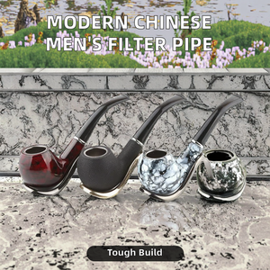 Nuevo Modelo de Pipa de Fumar Portátil para Hombre, Moderna, China, Duradera, de Vidrio Lacado, Reutilizable, Ecológica, Tubos de Cigarrillos Vacíos para Viaje - Product Image 2