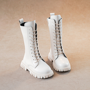 Nuevas Botas de Motocicleta Versátiles con Cordones para Niñas - Product Image 5