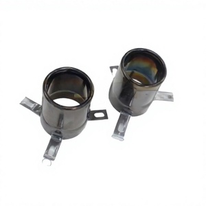Embouts d'échappement noirs de haute qualité adaptés à la Ferrari F8 Spider 3.9T, tuyaux en acier inoxydable, pièces de performance automobile 899335 899339 - Product Image 3