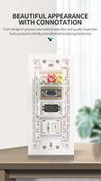 Seto fabrika 118 tipi duvar soket ağ Faceplate RJ45 HD VGA AV ses video yüz plakası RJ45 kablosu