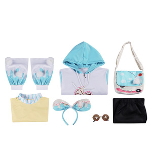 Costume de cosplay de carnaval pour petite fille Identity V, ensemble veste et short, tenue d'Halloween inspirée du jeu et de l'anime - Product Image 3