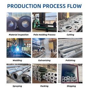 <span class=keywords><strong>Poste</strong></span> de Alumbrado Público de Acero Galvanizado en Caliente de Alta Calidad HUATAI - Product Image 4