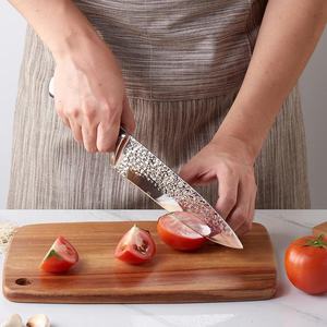Ensemble <span class=keywords><strong>de</strong></span> couteaux <span class=keywords><strong>de</strong></span> <span class=keywords><strong>cuisine</strong></span> haut <span class=keywords><strong>de</strong></span> gamme <span class=keywords><strong>de</strong></span> 15 pièces, couteaux <span class=keywords><strong>de</strong></span> chef japonais en acier inoxydable martelé allemand avec manche en bois - Product Image 2