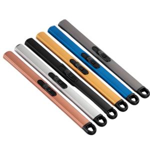 Премиум USB-C перезаряжаемая беспламенная дуговая зажигалка с крюком ветрозащитная электрическая зажигалка для свечей, каминные наборы для кемпинга