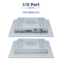Panel PC Industrial Todo en Uno de 15 Pulgadas con Refrigeración Activa VESA, Procesador Intel Core I5 4300U/J1900, IP65 Resistente al Agua, Pantalla Táctil Capacitiva, Kiosco