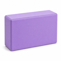 Bloc de Yoga Professionnel Minimaliste en Mousse EVA 23x15x7.5cm Léger pour l'Équilibre, l'Alignement et la Flexibilité Pilates
