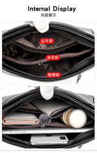 Sacs à main de luxe de haute qualité, dernières tendances de la mode, sac à main en cuir PU pour femmes, grande capacité, sac à bandoulière pour femmes - Product Image 6